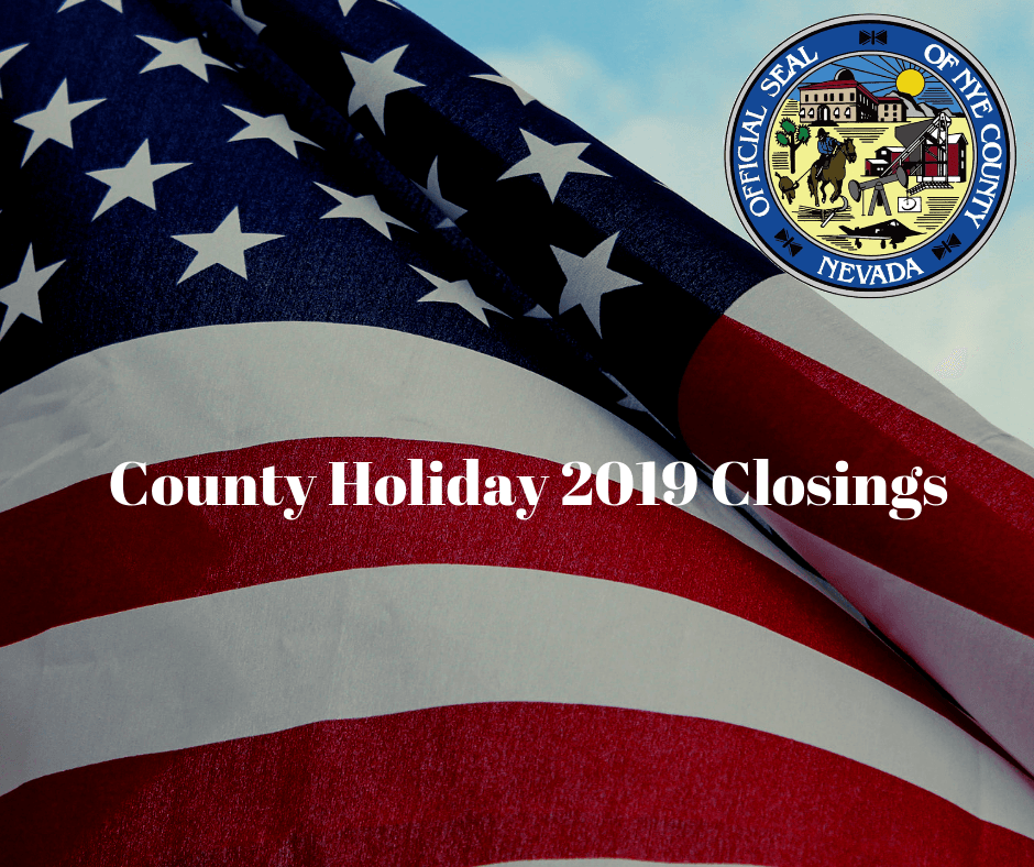 County Holiday 2019 Closings