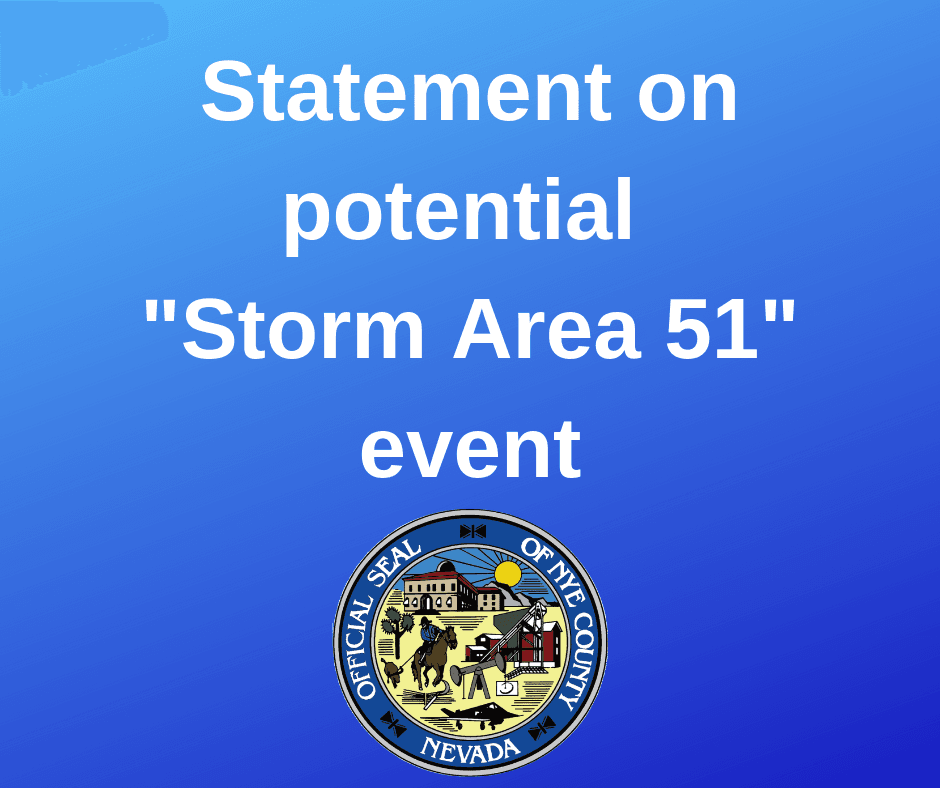 Statement on potential Storm Area 51 event flyer (jpeg)